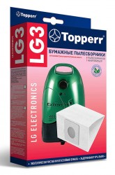 Пылесборники Topperr LG 3 бумажные (5пылесбор.) (1фильт.)