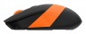 Мышь A4Tech Fstyler FG10S черный/оранжевый оптическая (2000dpi) silent беспроводная USB (4but)