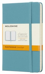 Блокнот Moleskine CLASSIC MM710B35 Pocket 90x140мм 192стр. линейка твердая обложка голубой