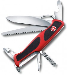 Нож перочинный Victorinox RangerGrip 79 (0.9563.MC) 130мм 12функций красный/черный карт.коробка