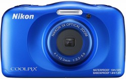 Фотоаппарат Nikon CoolPix W150 синий 13.2Mpix Zoom3x 2.7" 1080p 21Mb SDXC CMOS 1x3.1 5minF HDMI/KPr/DPr/WPr/FPr/WiFi/EN-EL19