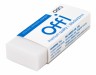Ластик Deli EH03110 Offi 60x24x12мм ПВХ белый индивидуальная картонная упаковка