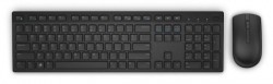 Клавиатура + мышь Dell KM636 клав:черный мышь:черный USB беспроводная slim Multimedia