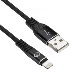 Кабель Digma USB (m)-Lightning (m) 1.2м черный