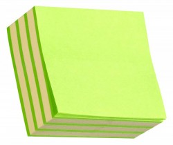 Блок самоклеящийся бумажный Stick`n 21339 51x51мм 250лист. 70г/м2 неон+пастель зеленый 2цв.в упак.
