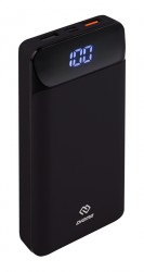 Мобильный аккумулятор Digma Power Delivery DG-20000-PL-BK QC 3.0 PD(18W) Li-Pol 20000mAh 3A черный 2xUSB материал пластик