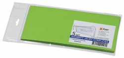 Конверт Бюрократ 208А.5 C65 114x229мм зеленый клеевой слой 120г/м2 (pack:5pcs)