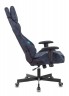 Кресло игровое Zombie VIKING KNIGHT Fabric синий Light-27 с подголов. крестовина металл
