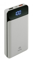 Мобильный аккумулятор Digma Power Delivery DG-20000-PL-W QC 3.0 PD(18W) Li-Pol 20000mAh 3A белый 2xUSB материал пластик