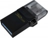 Флеш Диск Kingston 32Gb DataTraveler microDuo 3 G2 DTDUO3G2/32GB USB3.0 черный