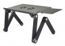 Стол для ноутбука Cactus CS-LS-T8 серебристый 27x42см