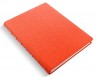 Тетрадь Filofax SAFFIANO 115059 A5 PU 56л линейка съемные листы спираль двойная оранжевый
