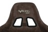 Кресло игровое Zombie VIKING KNIGHT Fabric темно-коричневый Light-10 с подголов. крестовина металл
