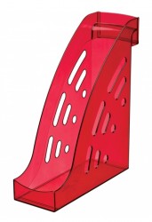 Лоток вертикальный Стамм ЛТ407 Торнадо 255x95x300мм темно-красный тонированный пластик