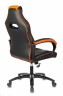 Кресло игровое Zombie VIKING 2 AERO черный/оранжевый искусст.кожа/ткань крестовина пластик