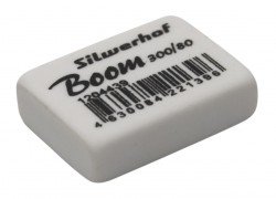 Ластик Silwerhof Boom 300/80 181146 26х18.5х8мм каучук термопластичный белый