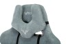 Кресло игровое Zombie VIKING KNIGHT Fabric серо-голубой Light-28 с подголов. крестовина металл