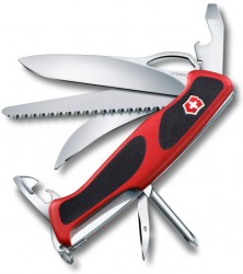 Нож перочинный Victorinox RangerGrip 58 Hunter (0.9683.MC) 130мм 13функций красный/черный карт.коробка