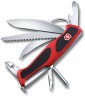 Нож перочинный Victorinox RangerGrip 58 Hunter (0.9683.MC) 130мм 13функций красный/черный карт.коробка