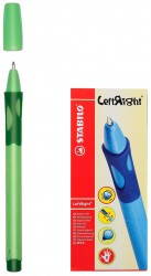 Ручка шариковая Stabilo 6328/2-10-41 LeftRight 0.8мм резин. манжета зеленый синие чернила коробка