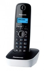 Р/Телефон Dect Panasonic KX-TG1611RUW белый/черный АОН