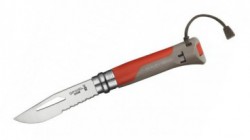 Нож перочинный Opinel Outdoor Earth №08 8VRI (001714) 190мм красный/серый