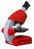 Микроскоп Bresser Junior 70122 монокуляр 40-640x на 3 объектива красный