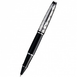 Ручка роллер Waterman Expert 3 Deluxe (S0952340) Black CT F черные чернила подар.кор.