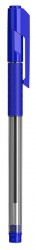 Ручка шариковая Deli EQ01630 Arrow 0.7мм резин. манжета прозрачный/синий синие чернила