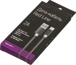Кабель Redline УТ000012585 USB (m)-USB Type-C (m) 1м черный