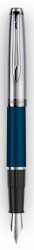 Ручка перьевая Waterman Embleme (2100380) Blue CT F перо сталь нержавеющая подар.кор.