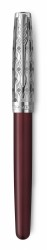 Ручка перьевая Parker Sonnet Premium F537 (2119650) Metal Red CT F перо золото 18K подар.кор.