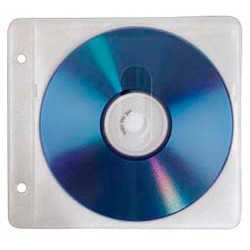 Конверт Hama на 2CD/DVD H-84101 белый (упак.:50шт)