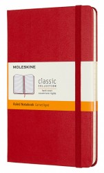 Блокнот Moleskine CLASSIC QP050F2 Medium 115x180мм 208стр. линейка твердая обложка красный