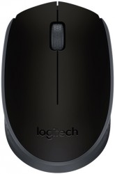 Мышь Logitech M171 черный оптическая (1000dpi) беспроводная USB (2but)