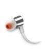 Гарнитура вкладыши JBL T210 1.2м серый/белый проводные в ушной раковине (JBLT210GRY)