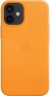 Чехол (клип-кейс) Apple для Apple iPhone 12 mini Leather Case with MagSafe золотой апельсин (MHK63ZE/A)