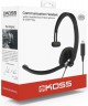 Наушники с микрофоном Koss CS-295 USB черный/серый 2.4м мониторные USB оголовье (80000864)