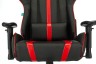 Кресло игровое Zombie A4 черный/красный искусственная кожа с подголов. крестовина пластик