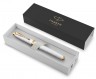 Ручка перьевая Parker IM Premium F318 (2143649) Pearl GT F перо сталь нержавеющая подар.кор.