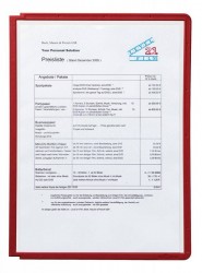 Панель Durable Sherpa 5606-03 для демонстрационных систем A4 красный