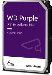 Жесткий диск WD Original SATA-III 6Tb WD62PURZ Purple (5640rpm) 128Mb 3.5"