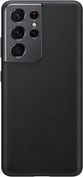Чехол (клип-кейс) Samsung для Samsung Galaxy S21 Ultra Leather Cover черный (EF-VG998LBEGRU)