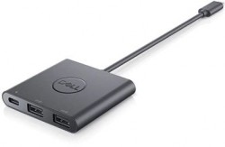 Порт-репликатор Dell Адаптер Dell USB-C/два порта USB-A с технологией P (470-AEGX)