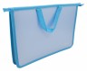 Папка для тетрадей Silwerhof 671947 Gems A4 340х245х40мм 1отд. голубой пластик на молнии