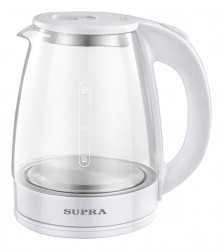 Чайник электрический Supra KES-1891 1.8л. 1500Вт белый (корпус: стекло)