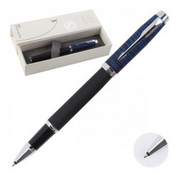 Ручка роллер Parker IM SE T320 (2073477) Blue origin F черные чернила подар.кор.