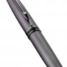 Ручка роллер Waterman Expert DeLuxe (2119255) Metallic Silver RT F черные чернила подар.кор.