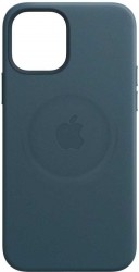 Чехол (клип-кейс) Apple для Apple iPhone 12 Pro Max Leather Case with MagSafe синий балтийский (MHKK3ZE/A)