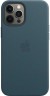 Чехол (клип-кейс) Apple для Apple iPhone 12 Pro Max Leather Case with MagSafe синий балтийский (MHKK3ZE/A)